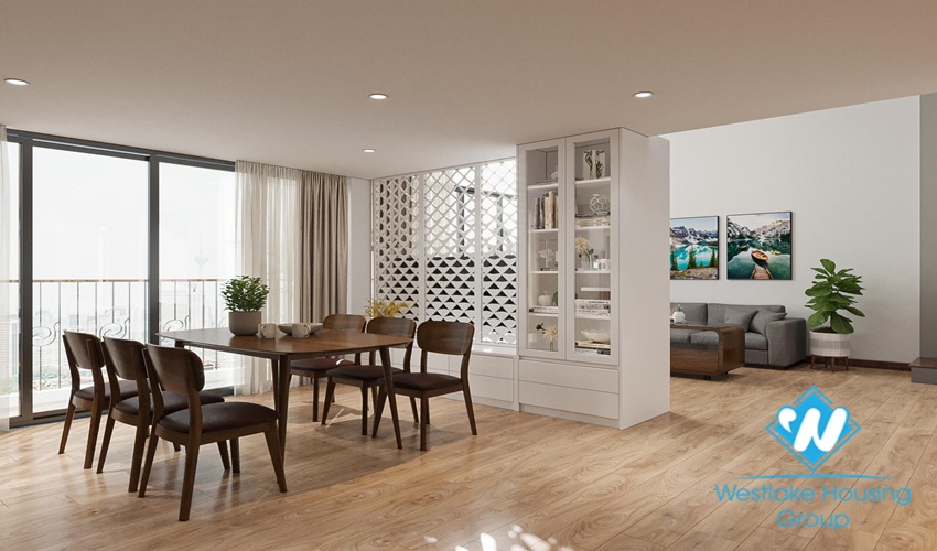 Minimalist, brand new pentstudio apartment for rent in Tay Ho District