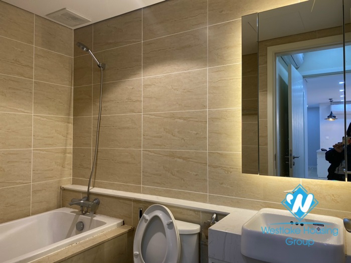 A furnished apartment with 2 bedrooms for rent in D'Capital, Cau Giay District