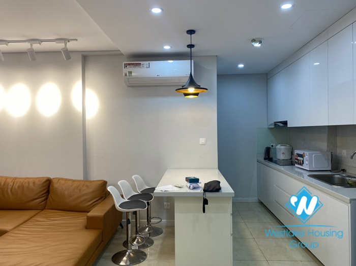A furnished apartment with 2 bedrooms for rent in D'Capital, Cau Giay District