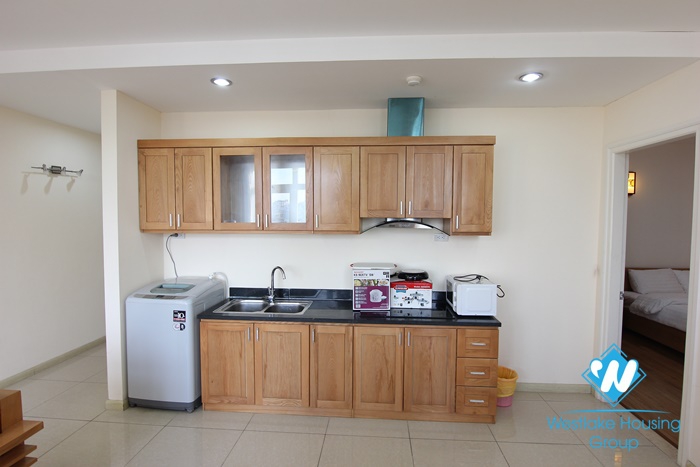 Bright 2 bedroom apartment for rent in Kim ma, Ba dinh, Hanoi