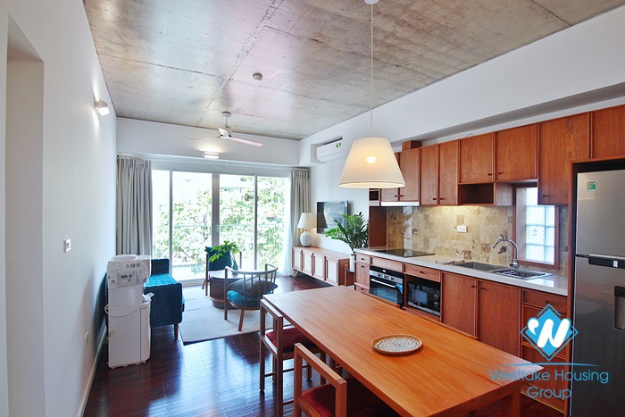 A new duplex 2 bedroom apartment for rent in Tay ho, Hanoi