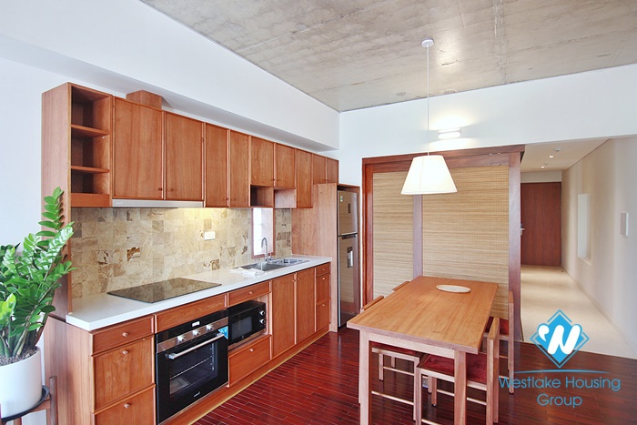 A new duplex 2 bedroom apartment for rent in Tay ho, Hanoi