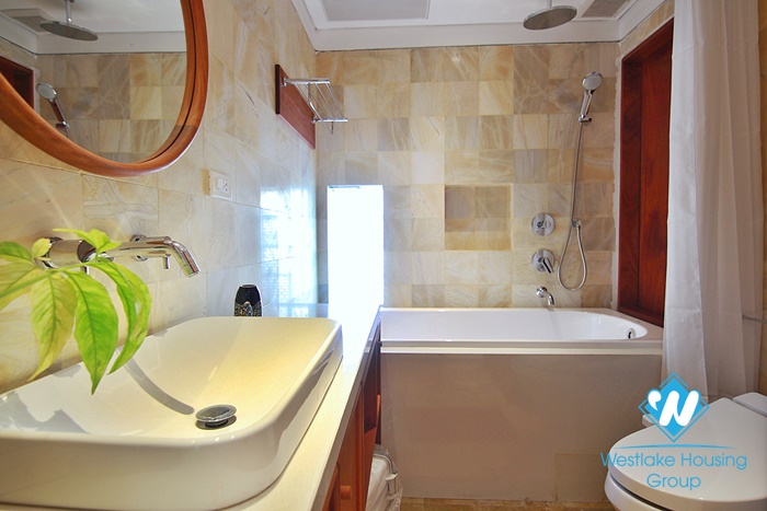 A new duplex 2 bedroom apartment for rent in Tay ho, Hanoi