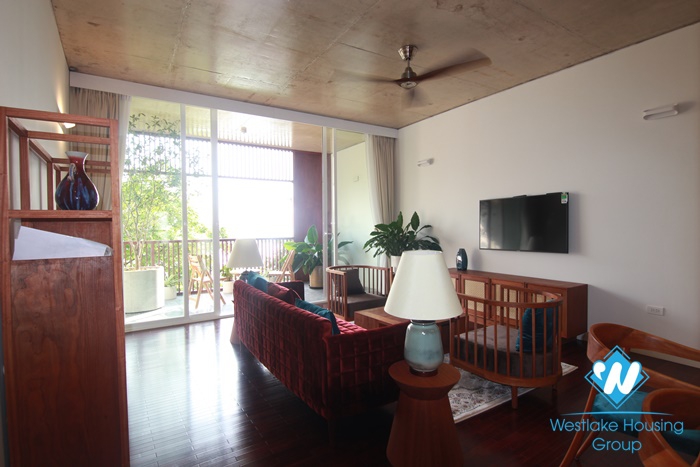 High quality 2 bedroom apartment with lake view for rent in Tay Ho, Ha Noi