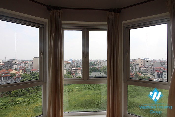 Top floor-breaking view 1+ beroom apartment for rent on Xuan Dieu street