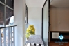 Stunning top floor one bedroom apartment for rent in Yen Phu village 