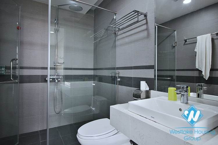 High floor 2 bedrooms apartment for rent in Trinh Cong Son, Tay Ho