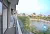 Lake view apartment for rent in Trinh Cong Son st, Tay Ho