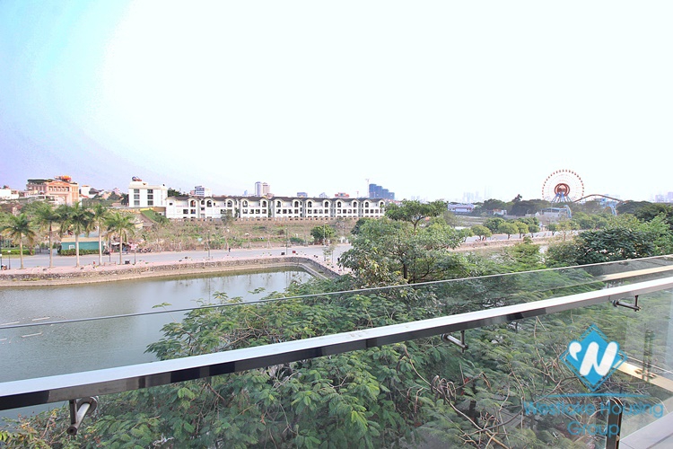 Lake view apartment for rent in Trinh Cong Son st, Tay Ho