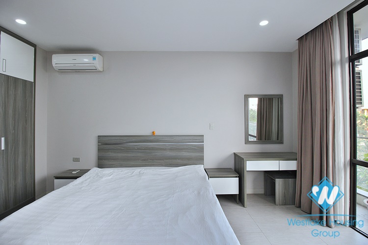 Lake view serviced apartment for rent in Trinh Cong Son street, Tay Ho
