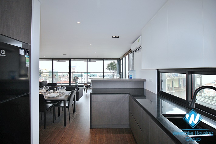 Super modern with lake view duplex to lease in Tay Ho district