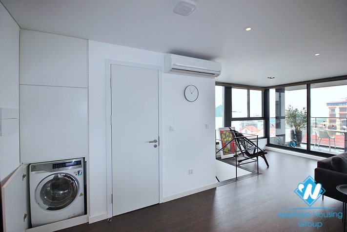 Super modern with lake view duplex to lease in Tay Ho district