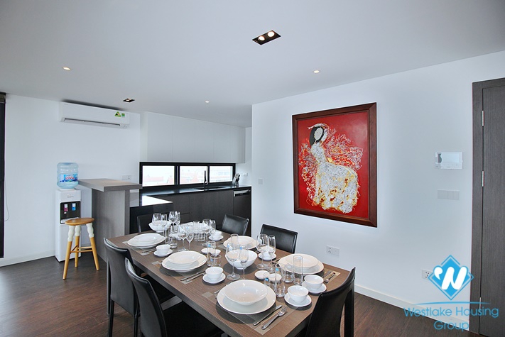 Super modern with lake view duplex to lease in Tay Ho district