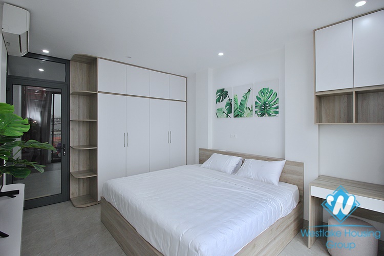 Top floor studio for rent in To Ngoc Van street, Tay Ho