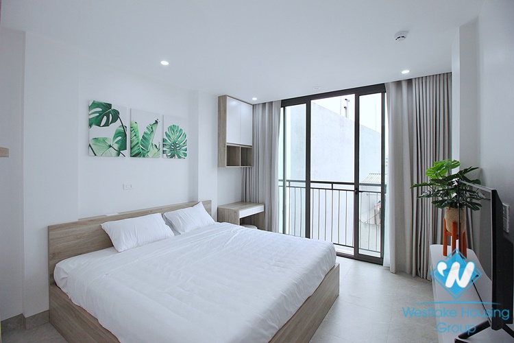 Top floor studio for rent in To Ngoc Van street, Tay Ho