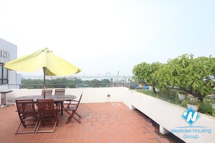 A High quality apartment with huge balcony for rent in Tay Ho, Hanoi