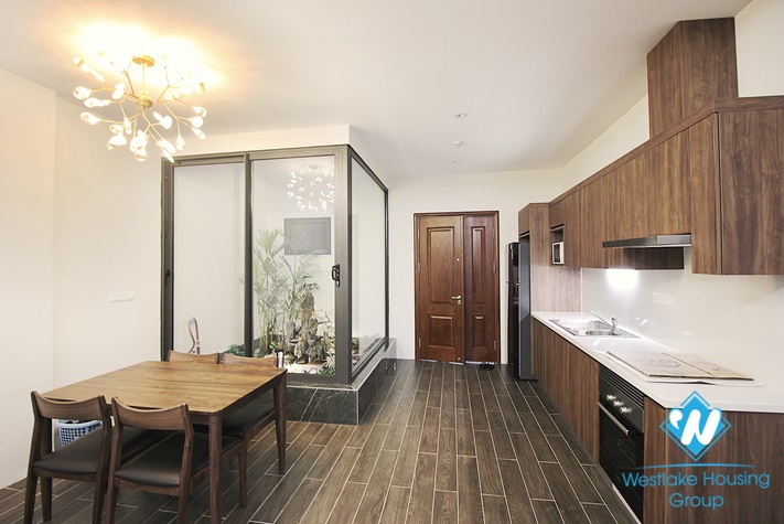  A new high quality  apartment on the ground floor for rent on Au Co, Tay ho
