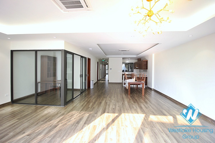 Spacious three bedrooms apartment for rent in Au Co street, Tay Ho