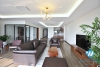 Lake view three bedrooms apartment for rent in Au Co street, Tay Ho district
