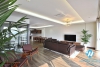 Lake view three bedrooms apartment for rent in Au Co street, Tay Ho district