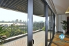 Lake view three bedrooms apartment for rent in Au Co street, Tay Ho district