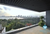 Lake view three bedrooms apartment for rent in Au Co street, Tay Ho district