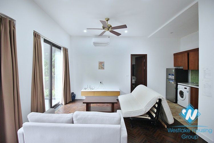 One bedroom with big yard for rent in Tay Ho area