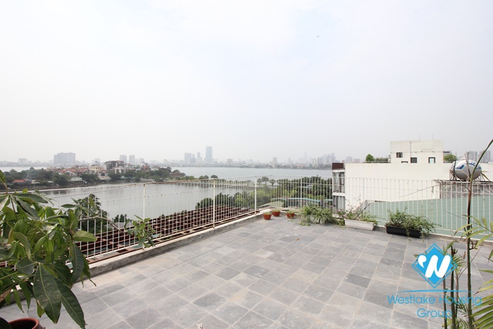 Gorgeous 3 bedroom apartment with lake view in Dang thai mai, Tay ho, Ha noi