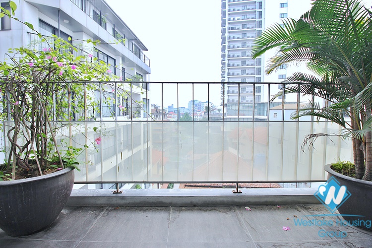 Morden and bright two bedrooms apartment for rent in Tay Ho area