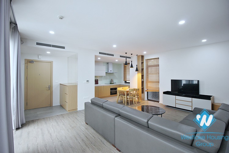 Morden and bright two bedrooms apartment for rent in Tay Ho area