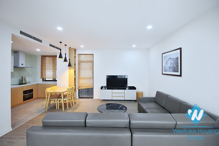 Morden and bright two bedrooms apartment for rent in Tay Ho area