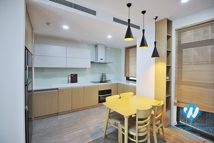 Morden and bright two bedrooms apartment for rent in Tay Ho area