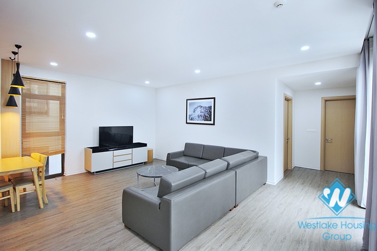 Morden and bright two bedrooms apartment for rent in Tay Ho area