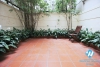 Serviced apartment with backyard for rent in Xuan Dieu street, Tay Ho