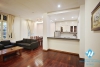 Serviced apartment with backyard for rent in Xuan Dieu street, Tay Ho