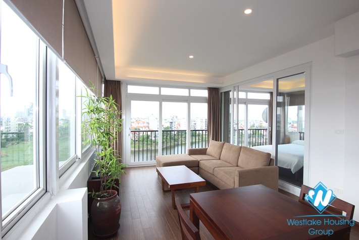 Lake view 01 bedrooms apartment with stunning view for leasing  in Tay Ho area