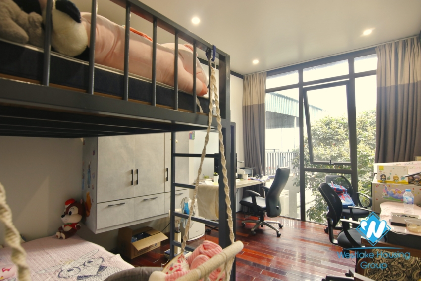 Riverside two bedroom house for rent in Ngoc Thuy Long Bien
