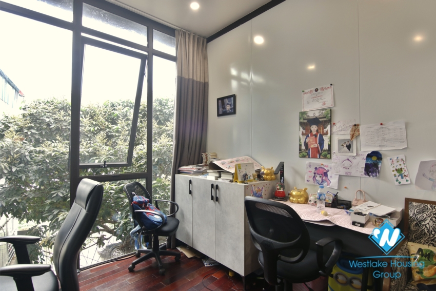 Riverside two bedroom house for rent in Ngoc Thuy Long Bien