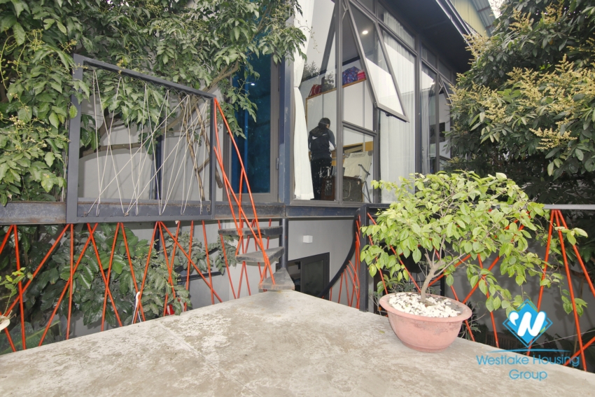 Riverside two bedroom house for rent in Ngoc Thuy Long Bien