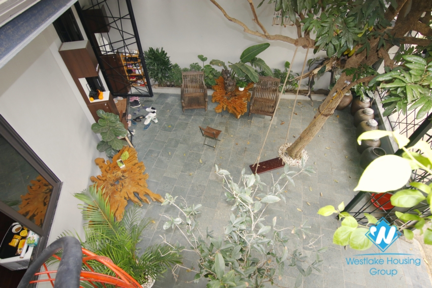 Riverside two bedroom house for rent in Ngoc Thuy Long Bien