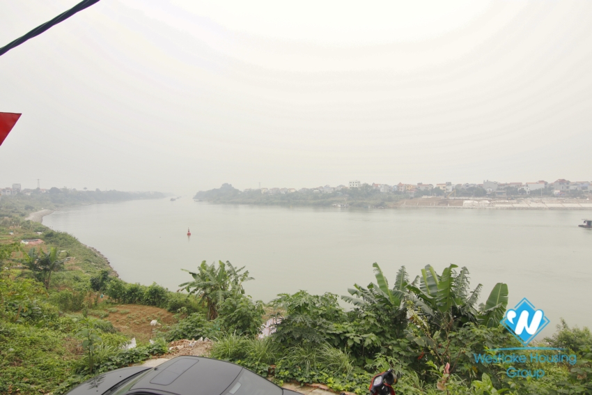 Riverside two bedroom house for rent in Ngoc Thuy Long Bien