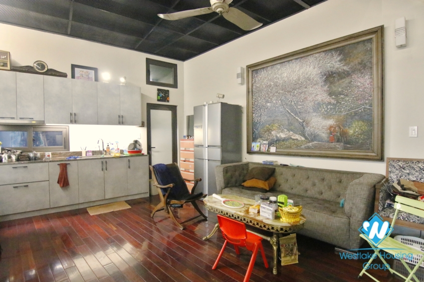 Riverside two bedroom house for rent in Ngoc Thuy Long Bien