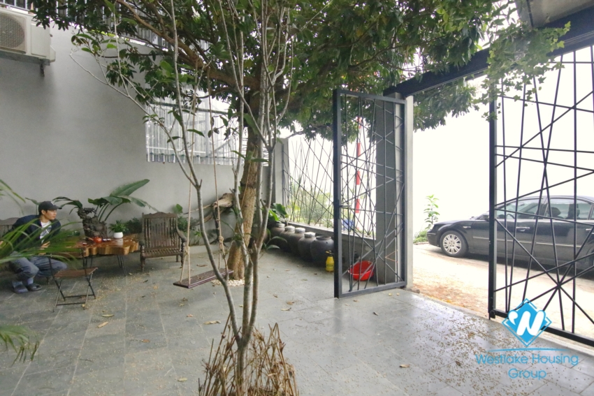 Riverside two bedroom house for rent in Ngoc Thuy Long Bien