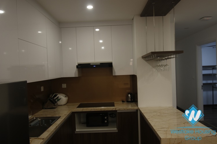 Brand new two bedrooms apartment for rent in Hao Nam, Dong Da, Ha Noi