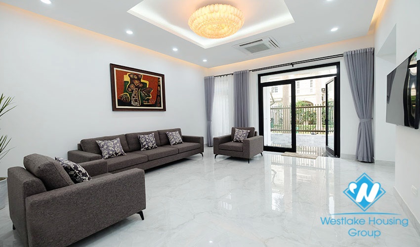 A newly-painted, modern villa in Ciputra C Block for rent