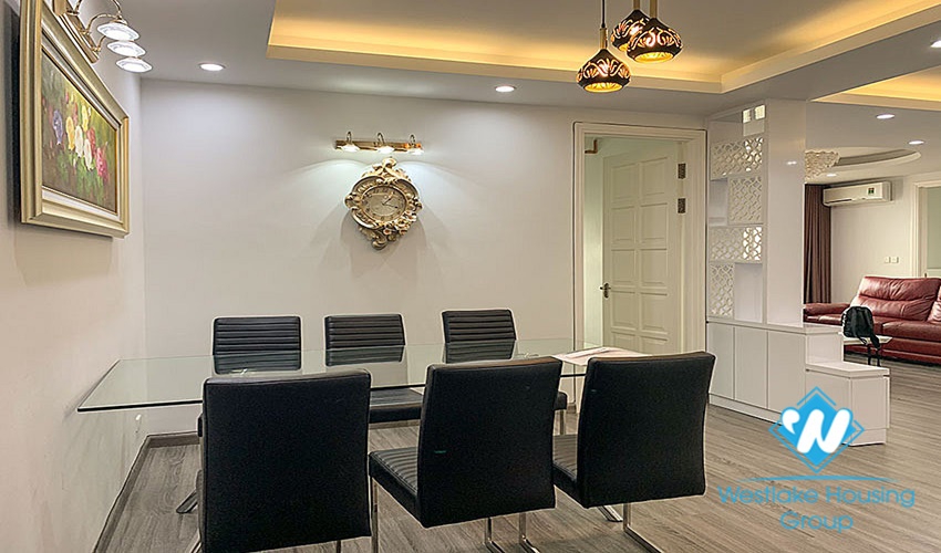 An elegant and stylish 4 bedroom apartment for rent in Ciputra E Tower