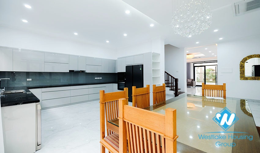 A newly-painted, modern villa in Ciputra C Block for rent