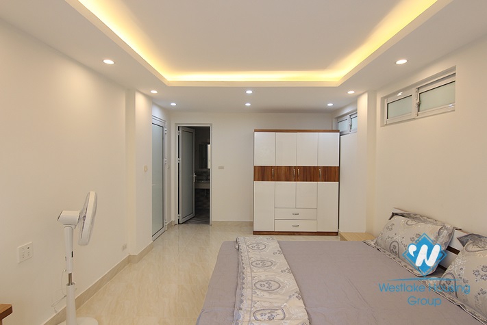 One bedroom apartment with long balcony for rent in Au Co st, Tay Ho