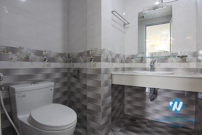 One bedroom apartment with long balcony for rent in Au Co st, Tay Ho