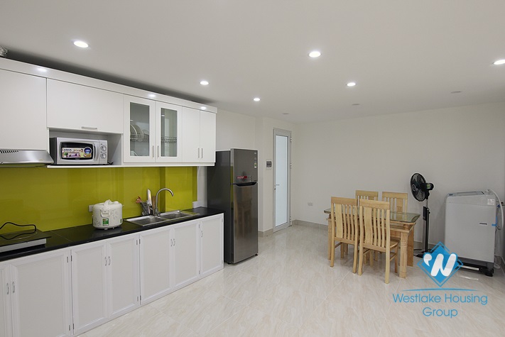 One bedroom apartment with long balcony for rent in Au Co st, Tay Ho